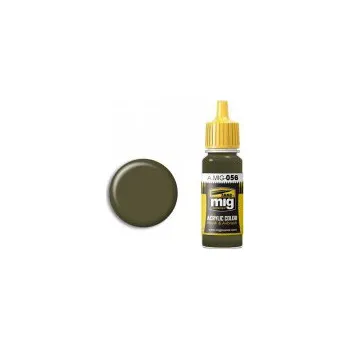 Modelářská barva GREEN KHAKI 17ml akryl