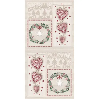 Jednorázový ubrus Šerpa Airlaid - 0,4mx 120 cm - Benita vánoční