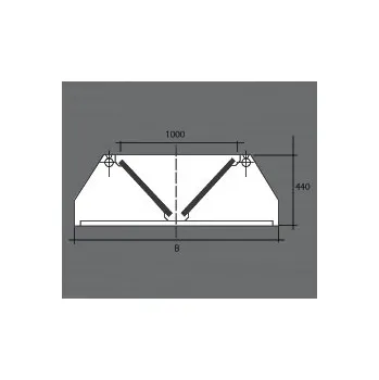 Digestoř Nerezový závěsný akumulační zákryt dvojitý