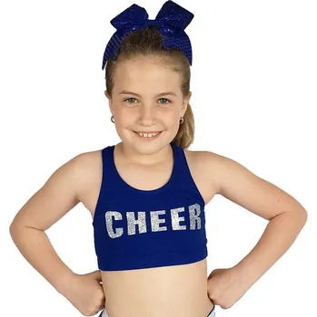 Podprsenka Podprsenka se stříbrným potiskem CHEER