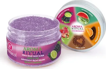 Tělový peeling Dermacol Aroma Ritual Body Scrub Grape&Lime 200 g