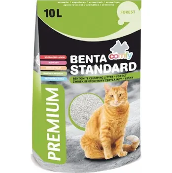 Podestýlka pro kočku COMFY BENTA STANDARD 10L hrudkující podestýlka lesní vůně
