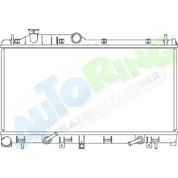 Chladič motoru Chladič vody SUBARU Legacy (BM,BR) od 03.2009 LP.0000.1625.57-189273 - DOPRAVA ZDARMA