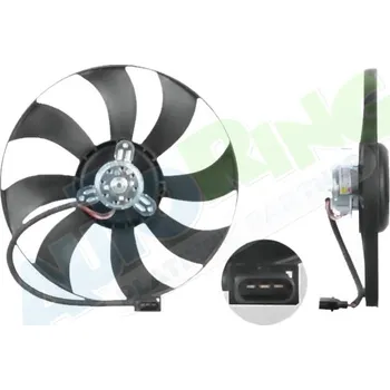 Ventilátor topení a klimatizace Ventilátor bez krytu / úchytu SEAT Ibiza i Cordoba (6L) 03.02-04.06 LP.0000.2517.53-255375 - DOPRAVA ZDARMA