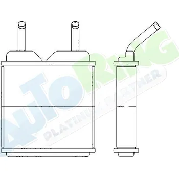 Výměník tepla Radiátor topení OPEL Ascona C 08.81-09.88 LP.0000.1977.83-214264 - DOPRAVA ZDARMA