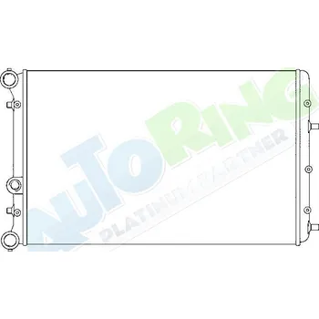 Chladič motoru Chladič vody SKODA Fabia (6Y) 2000-2007 LP.0000.1918.04-192167 - DOPRAVA ZDARMA
