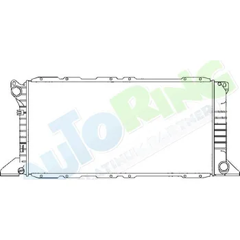 Chladič motoru Chladič vody FORD Transit (VE83) 05.94-04.00 LP.0000.1616.94-184075 - DOPRAVA ZDARMA