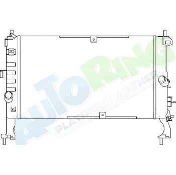 Chladič motoru Chladič vody OPEL Meriva A 04.03-04.06 LP.0000.1655.41-167215 - DOPRAVA ZDARMA
