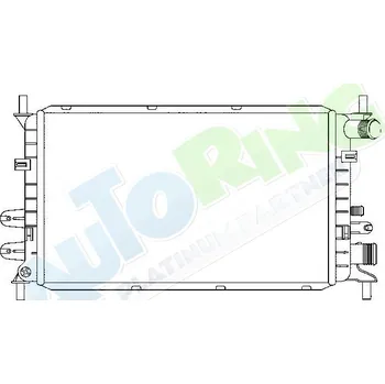 Chladič motoru Chladič vody FORD Escort, Orion i Van 08.90-1995 LP.0000.1632.94-177995 - DOPRAVA ZDARMA