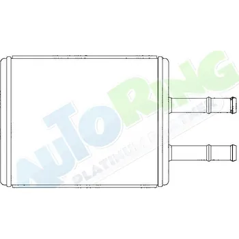 Výměník tepla Radiátor topení MAZDA MX6 (GE6) 08.92-1998 LP.0000.1996.87-203610 - DOPRAVA ZDARMA
