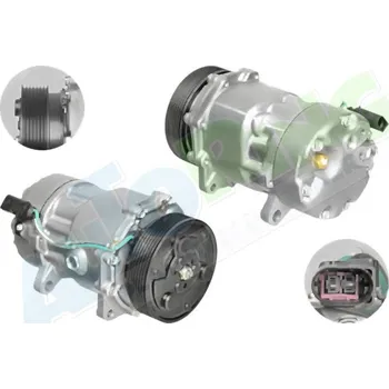 Kompresor klimatizace Kompresor klimatizace VOLKSWAGEN Golf 4 Cabrio (1EXO) 03.98-09.03 LP.0000.2447.48-250155 - DOPRAVA ZDARMA