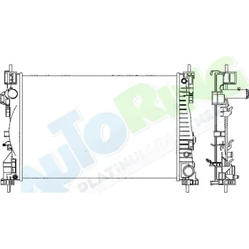 Chladič motoru Chladič vody ALFA ROMEO Giulieta (940) od 2010 LP.0000.1672.49-169075 - DOPRAVA ZDARMA
