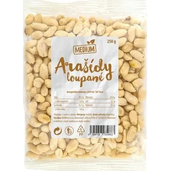 Slaná pochutina Wolfberry Arašídy loupané Medium