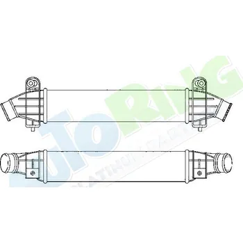 Chladič motoru Chladič vzduchu - intercooler FORD Mondeo (B4Y,B5Y,BWY) 2001-2007 LP.0000.1936.46-194938 - DOPRAVA ZDARMA