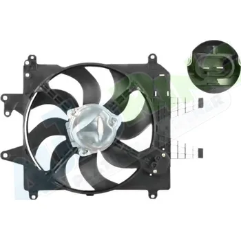 Ventilátor topení a klimatizace Ventilátor s krytem / úchytem - sahara FIAT Multipla (186) 2005-2010 LP.0000.2518.24-252225 - DOPRAVA ZDARMA