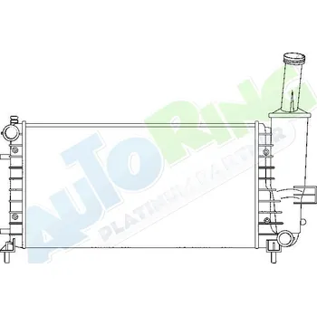 Chladič motoru Chladič vody FIAT Punto 2FL (188) 06.03-2011 LP.0000.1642.69-183742 - DOPRAVA ZDARMA