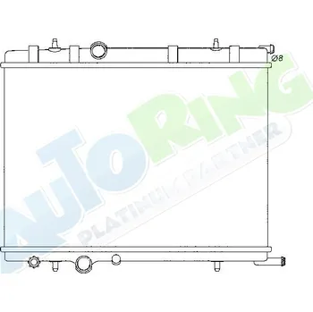 Chladič motoru Chladič vody CITROEN Xsara (N0,N1,N2) 08.00-2005 LP.0000.1629.48-169998 - DOPRAVA ZDARMA