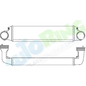 Chladič motoru Chladič vzduchu - intercooler BMW 3 (E46) Sedan, Kombi 10.01-05.05 LP.0000.1927.05-195821 - DOPRAVA ZDARMA