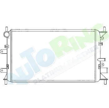 Chladič motoru Chladič vody FORD Escort, Orion i Van 08.90-1995 LP.0000.1647.16-170440 - DOPRAVA ZDARMA