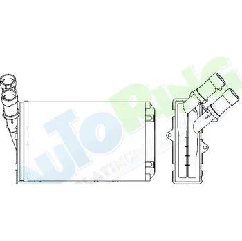 Výměník tepla Radiátor topení CITROEN Xantia (X1,X2) i Kombi 1993-2002 LP.0000.2066.35-210855 - DOPRAVA ZDARMA