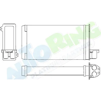 Výměník tepla Radiátor topení PEUGEOT 205 (741) 1983-1998 LP.0000.1979.30-198335 - DOPRAVA ZDARMA