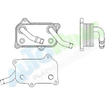 Chladič motoru Chladič oleje MERCEDES C Class (W203) 04.00-02.07 LP.0000.2198.19-220031 - DOPRAVA ZDARMA