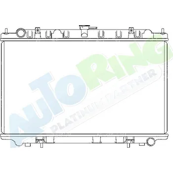Chladič motoru Chladič vody NISSAN Maxima QX (A32) i Cefiro 1995-02.00 LP.0000.1696.46-185719 - DOPRAVA ZDARMA
