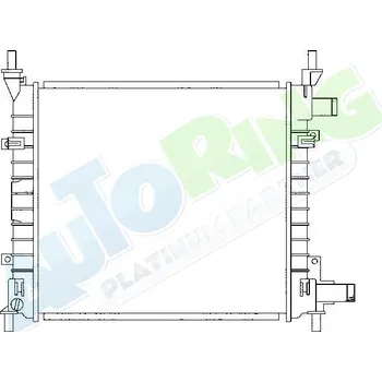 Chladič motoru Chladič vody FORD Ka (RBxx) 1996-10.08 LP.0000.1626.17-167037 - DOPRAVA ZDARMA