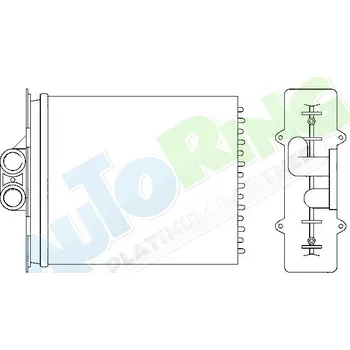 Výměník tepla Radiátor topení OPEL Vectra B 1999-03.03 LP.0000.1975.90-206129 - DOPRAVA ZDARMA