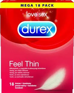 Kondom Durex Feel Thin 18 ks
