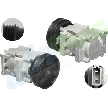 Kompresor klimatizace Kompresor klimatizace FORD Fiesta i Courier 08.99-2002 LP.0000.2454.15-248733 - DOPRAVA ZDARMA