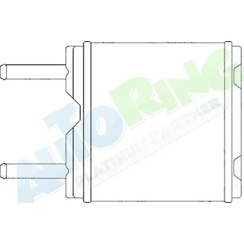 Výměník tepla Radiátor topení OPEL Corsa A 08.82-07.94 LP.0000.1991.98-205167 - DOPRAVA ZDARMA