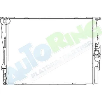 Chladič motoru Chladič vody BMW 3 (E90,E91) 2005-08.08 LP.0000.1619.72-169381 - DOPRAVA ZDARMA