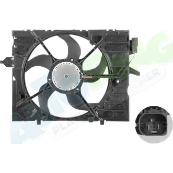 Ventilátor topení a klimatizace Ventilátor s krytem / úchytem - sahara BMW 6 (E63,E64) 2004-08.10 LP.0000.2516.03-255935 - DOPRAVA ZDARMA