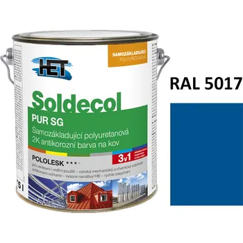 barva na kov Soldecol PUR SG 2,5 L RAL 5017