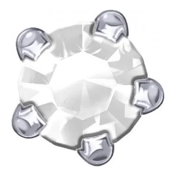 Náušnice Náušnice Claw Set Crystal Estelle