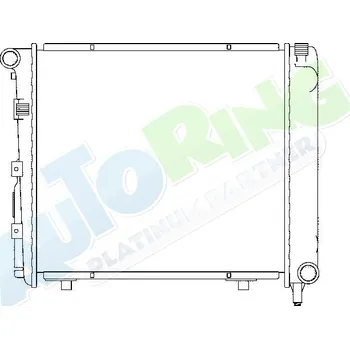 Chladič motoru Chladič vody MERCEDES 190 (W201) 09.82-07.93 LP.0000.1624.79-166199 - DOPRAVA ZDARMA