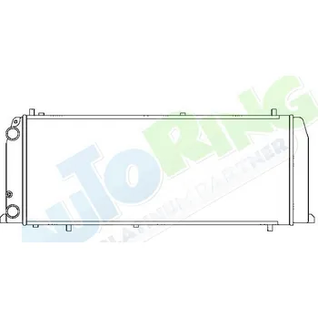 Chladič motoru Chladič vody AUDI 100 i 200 (C3) 1983-1991 LP.0000.1620.80-166495 - DOPRAVA ZDARMA