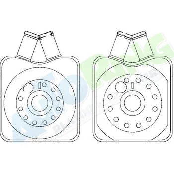 Chladič motoru Chladič oleje AUDI A6 (C4) 1994-1998 LP.0000.2189.45-223131 - DOPRAVA ZDARMA