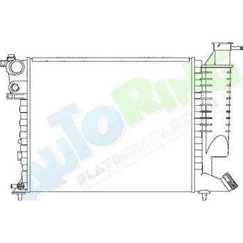 Chladič motoru Chladič vody CITROEN Xsara (N0,N1,N2) 1997-08.00 LP.0000.1693.39-175889 - DOPRAVA ZDARMA