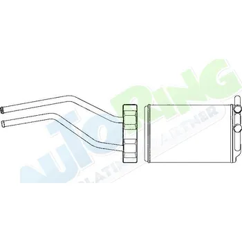 Výměník tepla Radiátor topení TOYOTA Camry (SXV20,MCV20) 07.96-1999 LP.0000.2025.40-208197 - DOPRAVA ZDARMA