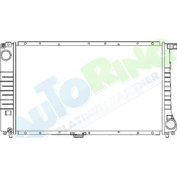Chladič motoru Chladič vody BMW 7 (E32) 06.86-03.94 LP.0000.1621.17-183028 - DOPRAVA ZDARMA