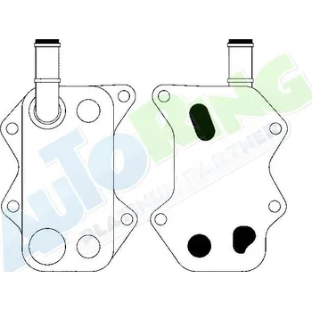 Chladič motoru Chladič oleje SKODA Octavia 2 (1Z3/1Z5) od 2004, kombi od 2005 LP.0000.2208.35-225247 - DOPRAVA ZDARMA