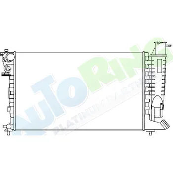 Chladič motoru Chladič vody CITROEN ZX (N2) i Kombi 1991-02.98 LP.0000.1690.96-180313 - DOPRAVA ZDARMA