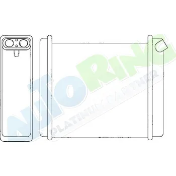 Výměník tepla Radiátor topení OPEL Calibra 09.89-06.97 LP.0000.1993.75-211261 - DOPRAVA ZDARMA