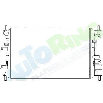 Chladič motoru Chladič vody FORD Escort, Orion i Van 08.90-1995 LP.0000.1621.74-178278 - DOPRAVA ZDARMA