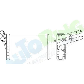 Výměník tepla Radiátor topení SKODA Superb (3U4) 2002-2009 LP.0000.1976.69-218432 - DOPRAVA ZDARMA
