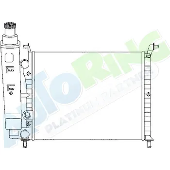 Chladič motoru Chladič vody FIAT Albea i Palio Weekend 3 (178) od 2006 LP.0000.1636.17-183679 - DOPRAVA ZDARMA