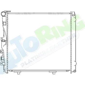 Chladič motoru Chladič vody MERCEDES W124 1985-05.96 LP.0000.1620.89-178850 - DOPRAVA ZDARMA