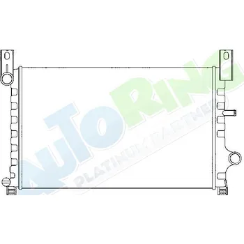 Chladič motoru Chladič vody FORD Fiesta i Courier 03.89-1996 LP.0000.1724.70-183850 - DOPRAVA ZDARMA